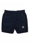 Stone Island Kids Shorts with logo